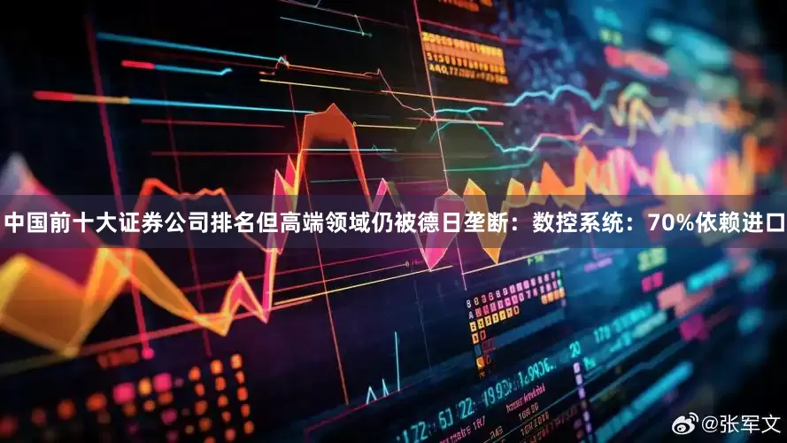 中国前十大证券公司排名但高端领域仍被德日垄断：数控系统：70%依赖进口